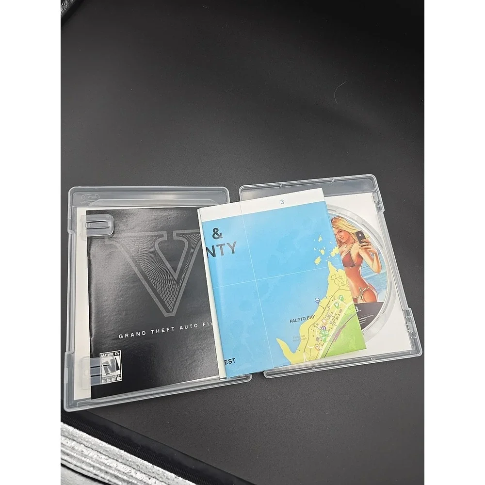 Grand Theft Auto V 5 PlayStation 3 PS3 Game with Manual‎ Play Tested